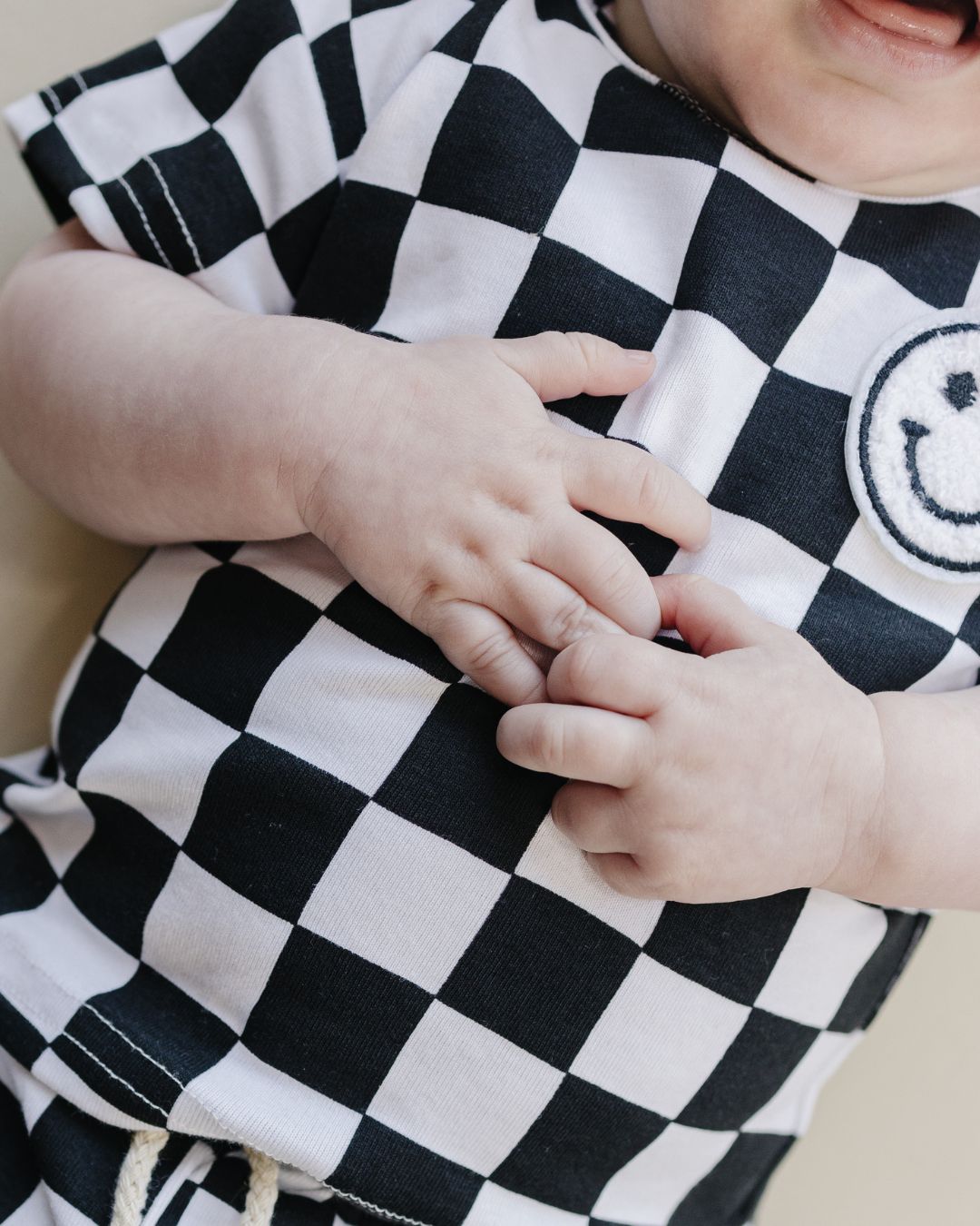 LPK Checkered Shorts Set - Black - Atara & Co