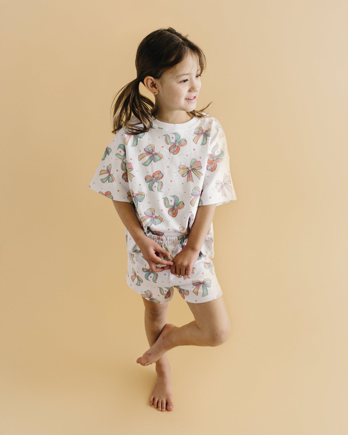LPK Shorts Set - Happy Bows