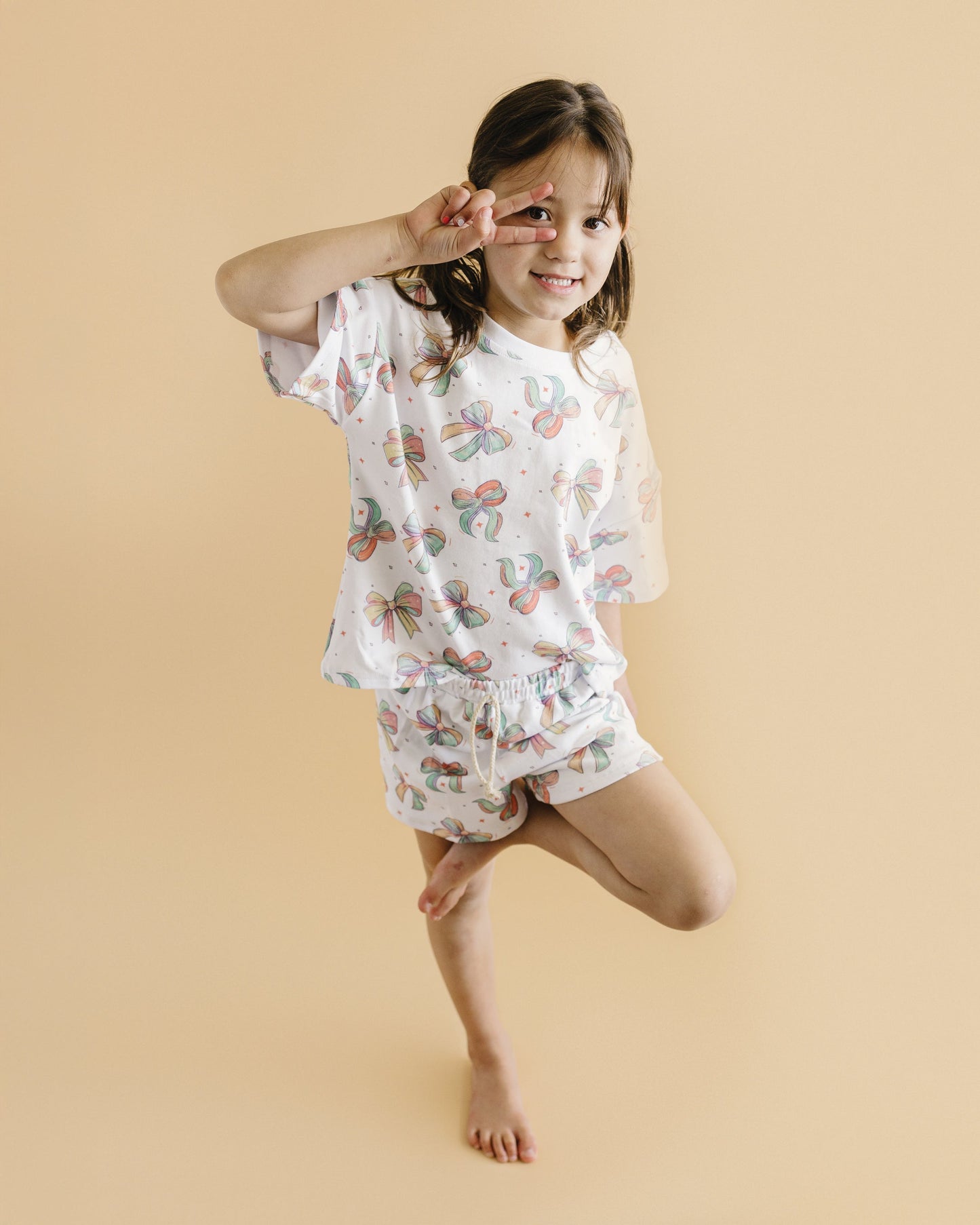 LPK Shorts Set - Happy Bows