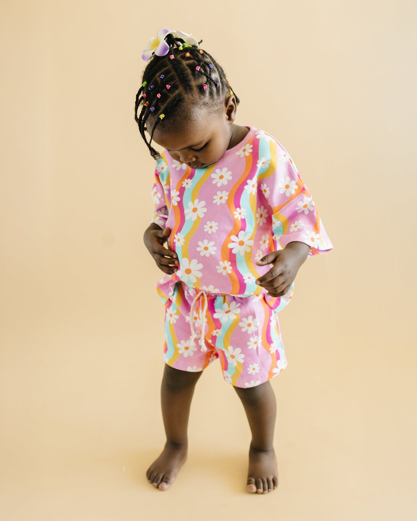 LPK Shorts Set - Groovy Daisy