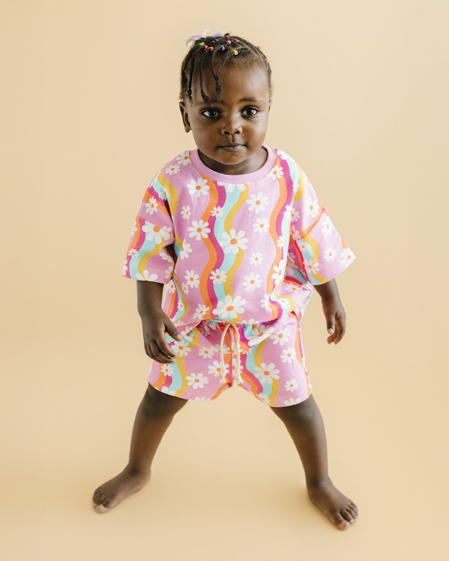 LPK Shorts Set - Groovy Daisy
