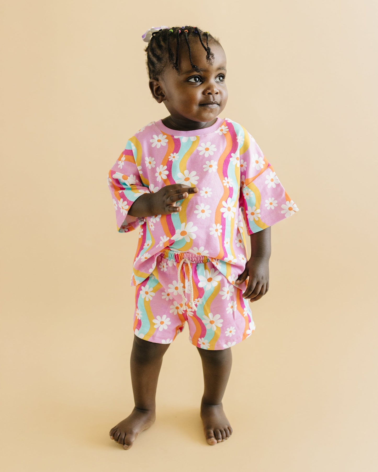 LPK Shorts Set - Groovy Daisy