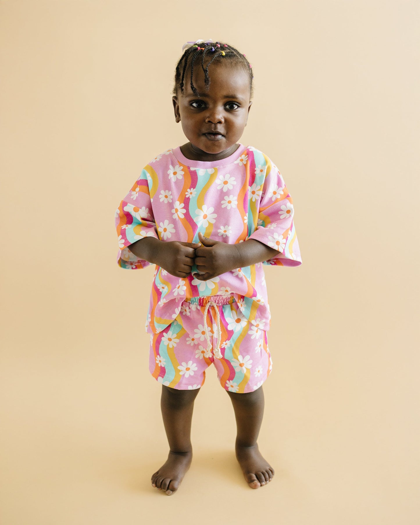 LPK Shorts Set - Groovy Daisy