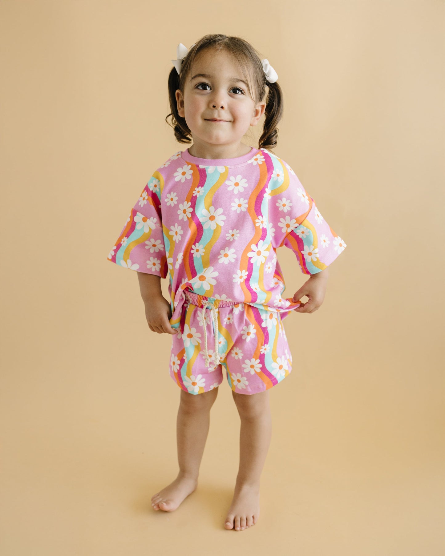 LPK Shorts Set - Groovy Daisy