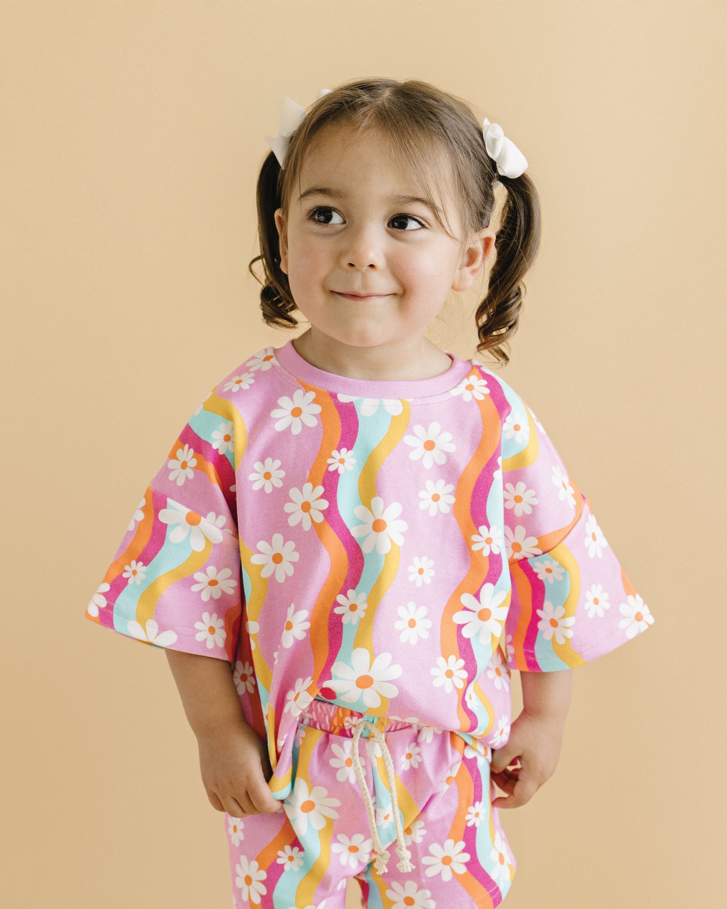 LPK Shorts Set - Groovy Daisy