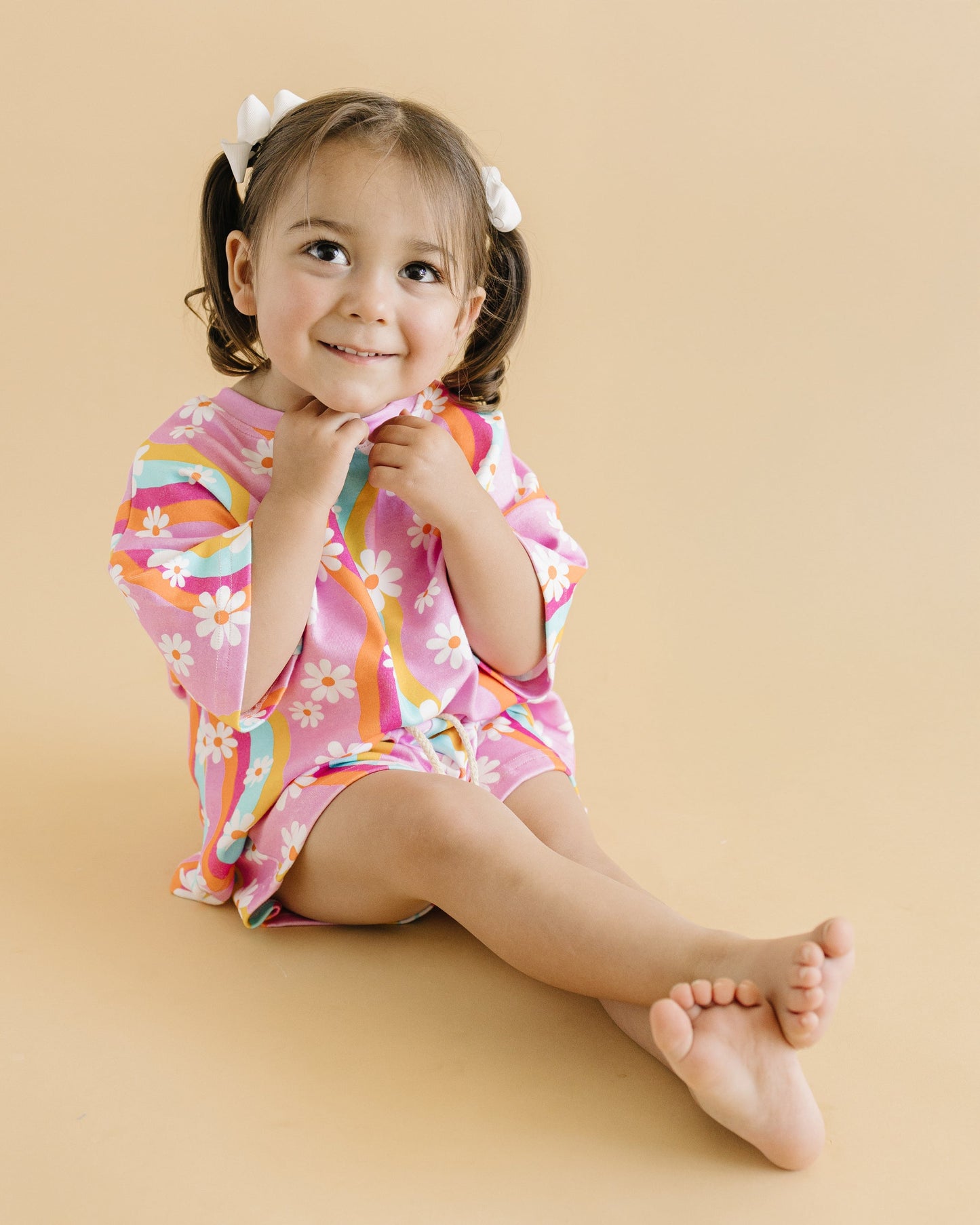 LPK Shorts Set - Groovy Daisy