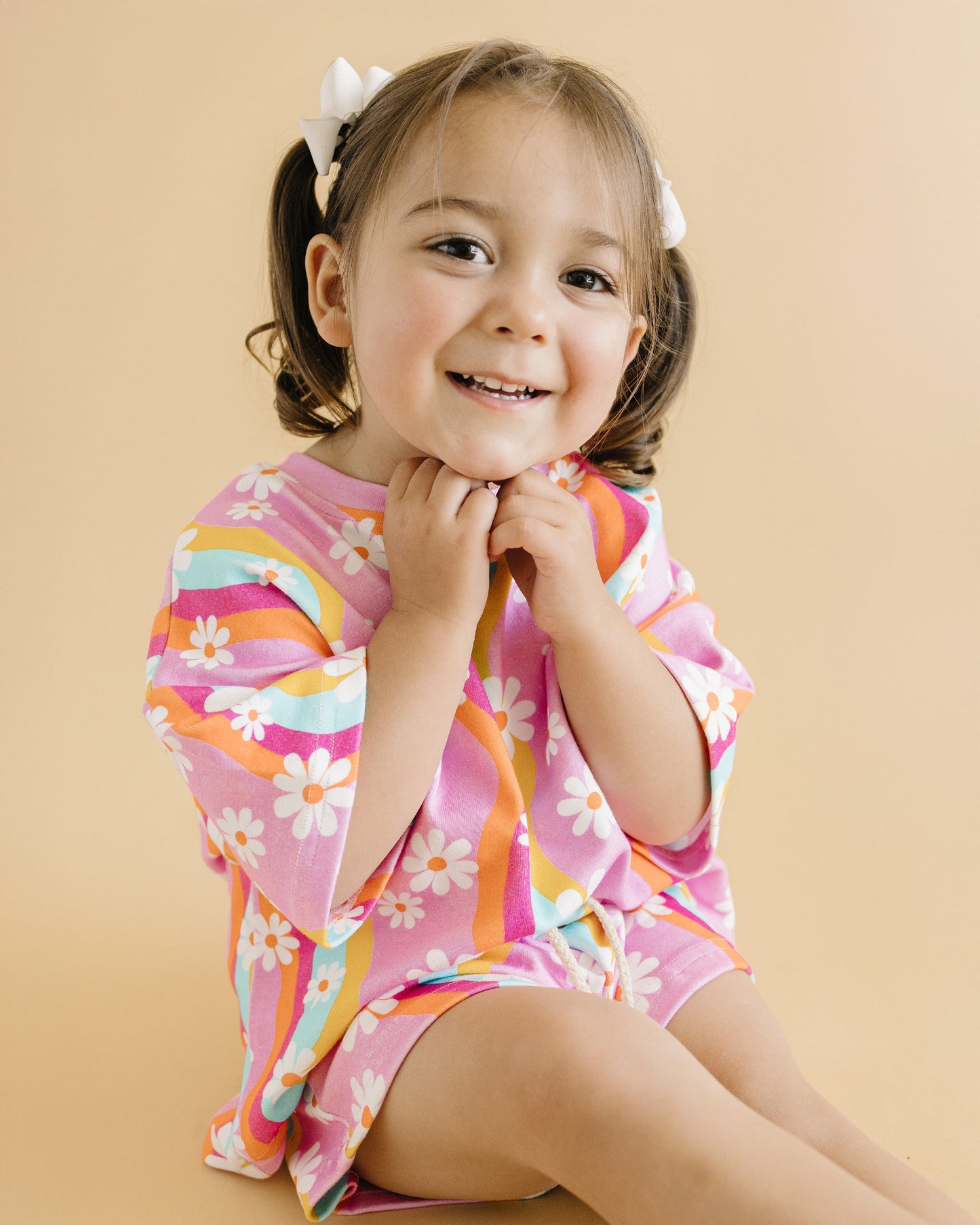 LPK Shorts Set - Groovy Daisy