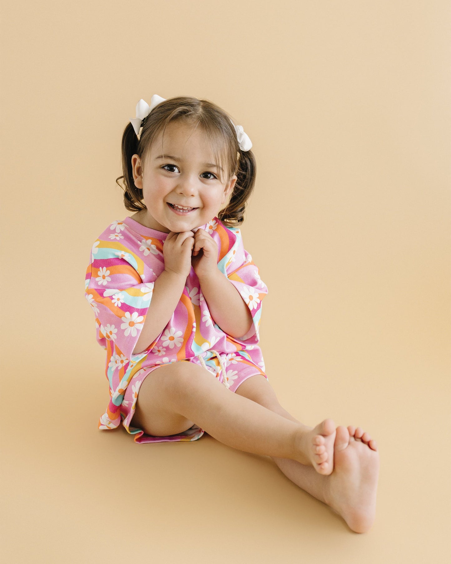 LPK Shorts Set - Groovy Daisy
