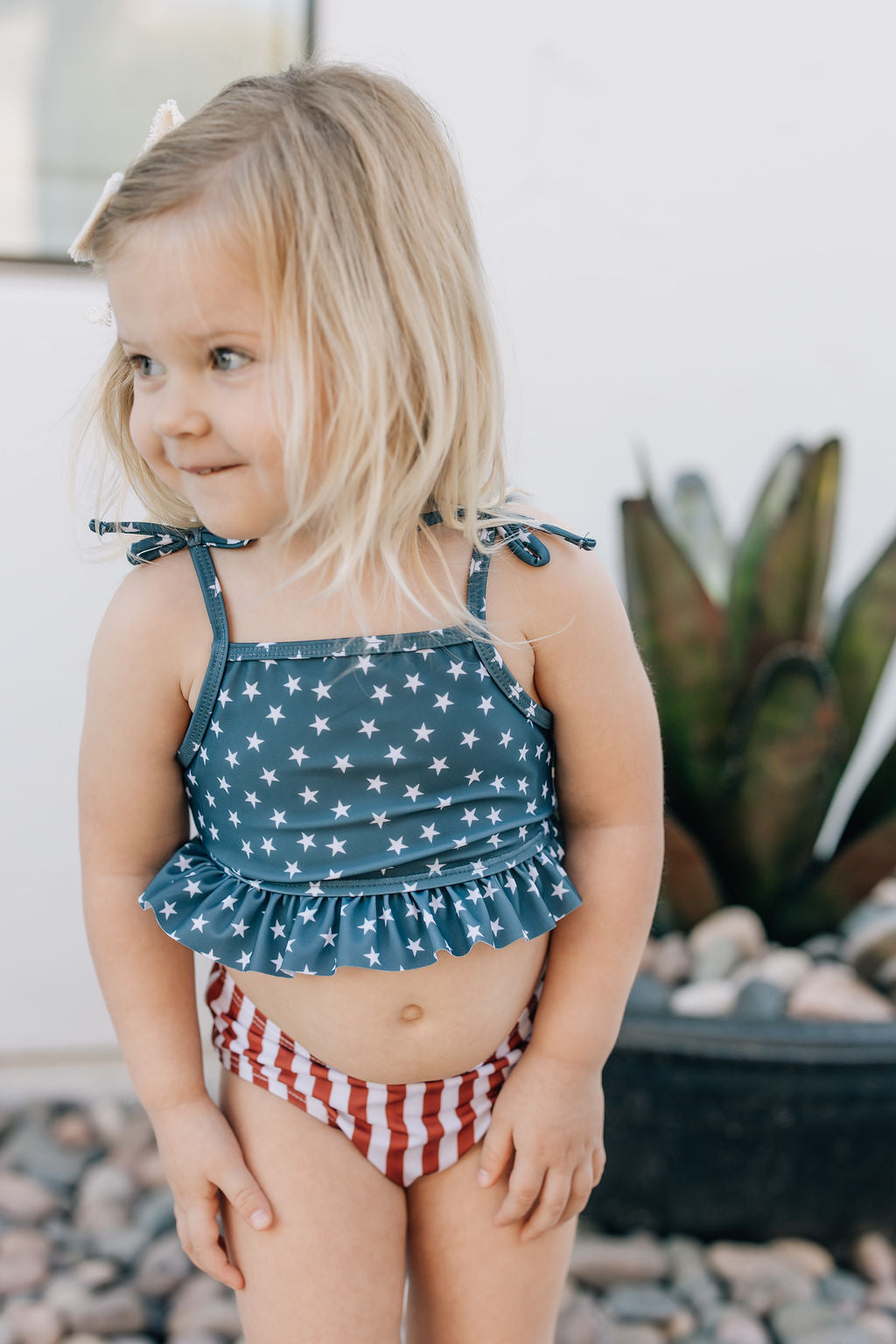 Mebie Baby Stars and Stripes Bikini Set