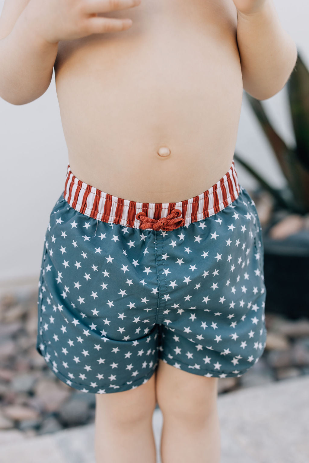 Mebie Baby Stars and Stripes Swim Shorts