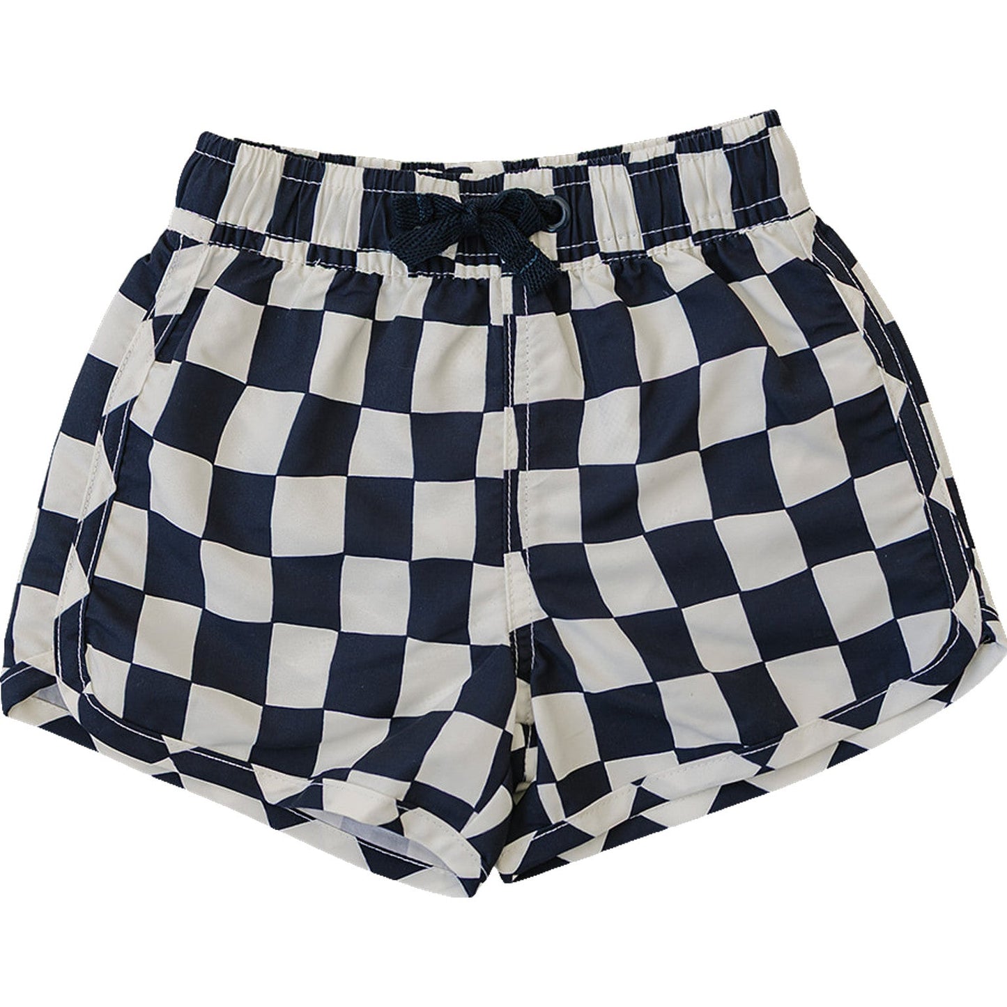 Mebie Baby Wavy Checkered Swim Shorts
