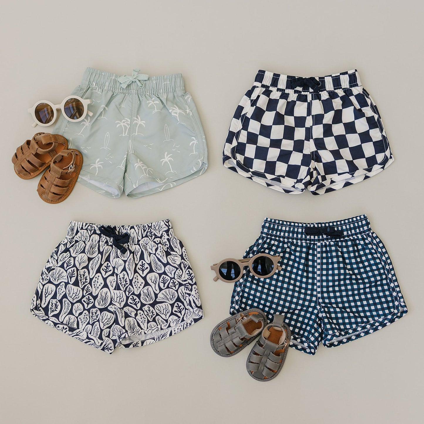 Mebie Baby Sage Surfer Swim Shorts