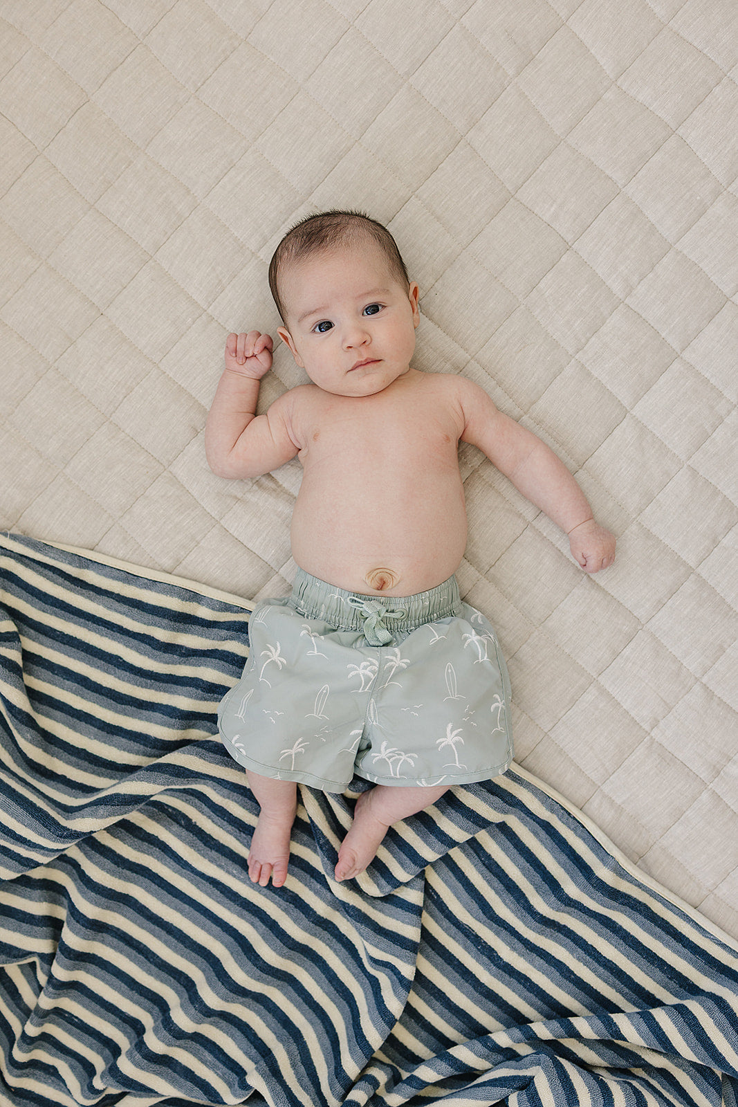 Mebie Baby Sage Surfer Swim Shorts