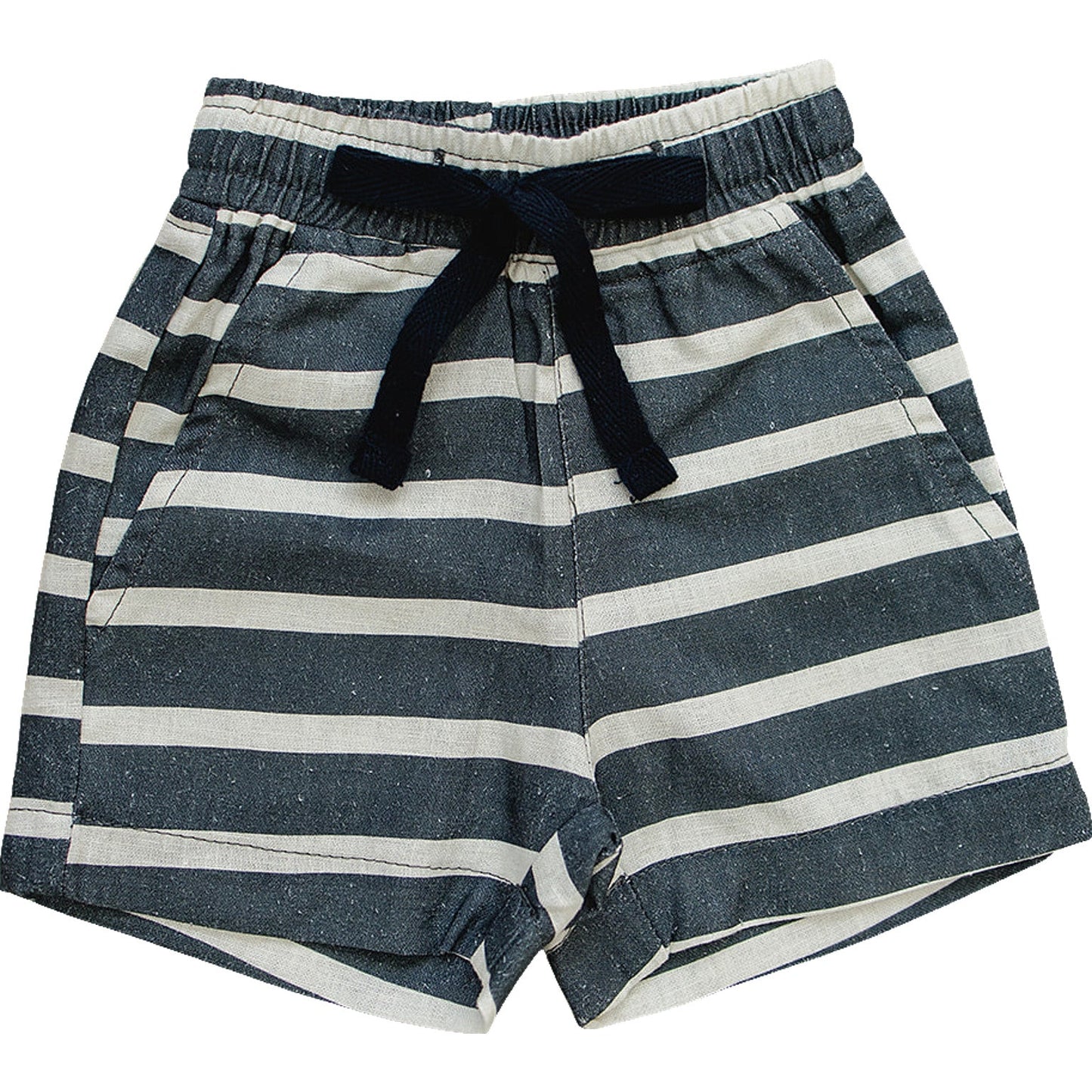 Mebie Baby Stripe Linen Cotton Shorts