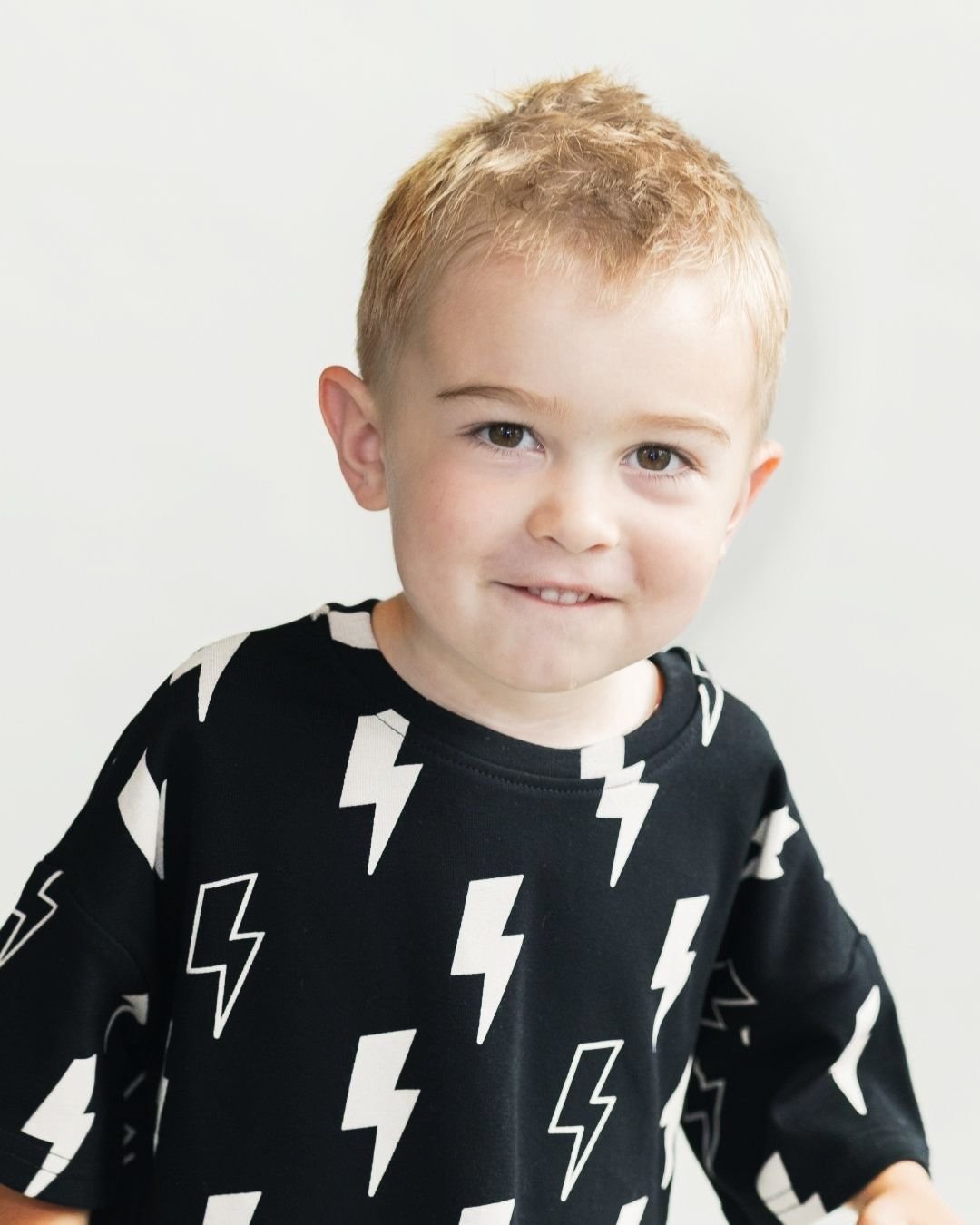LPK Shorts Set - Black Bolts