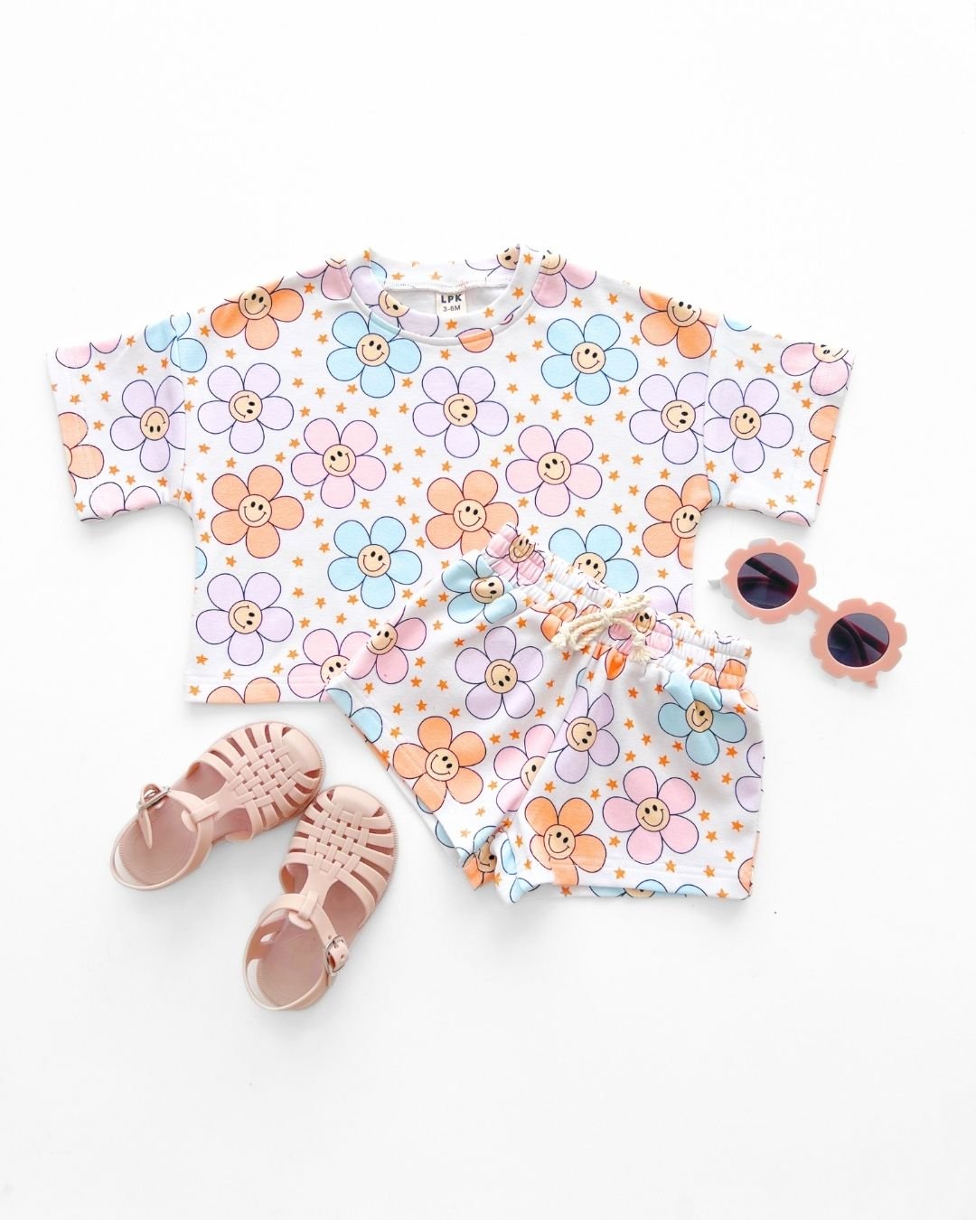 LPK Shorts Set - Ditzy Daisy