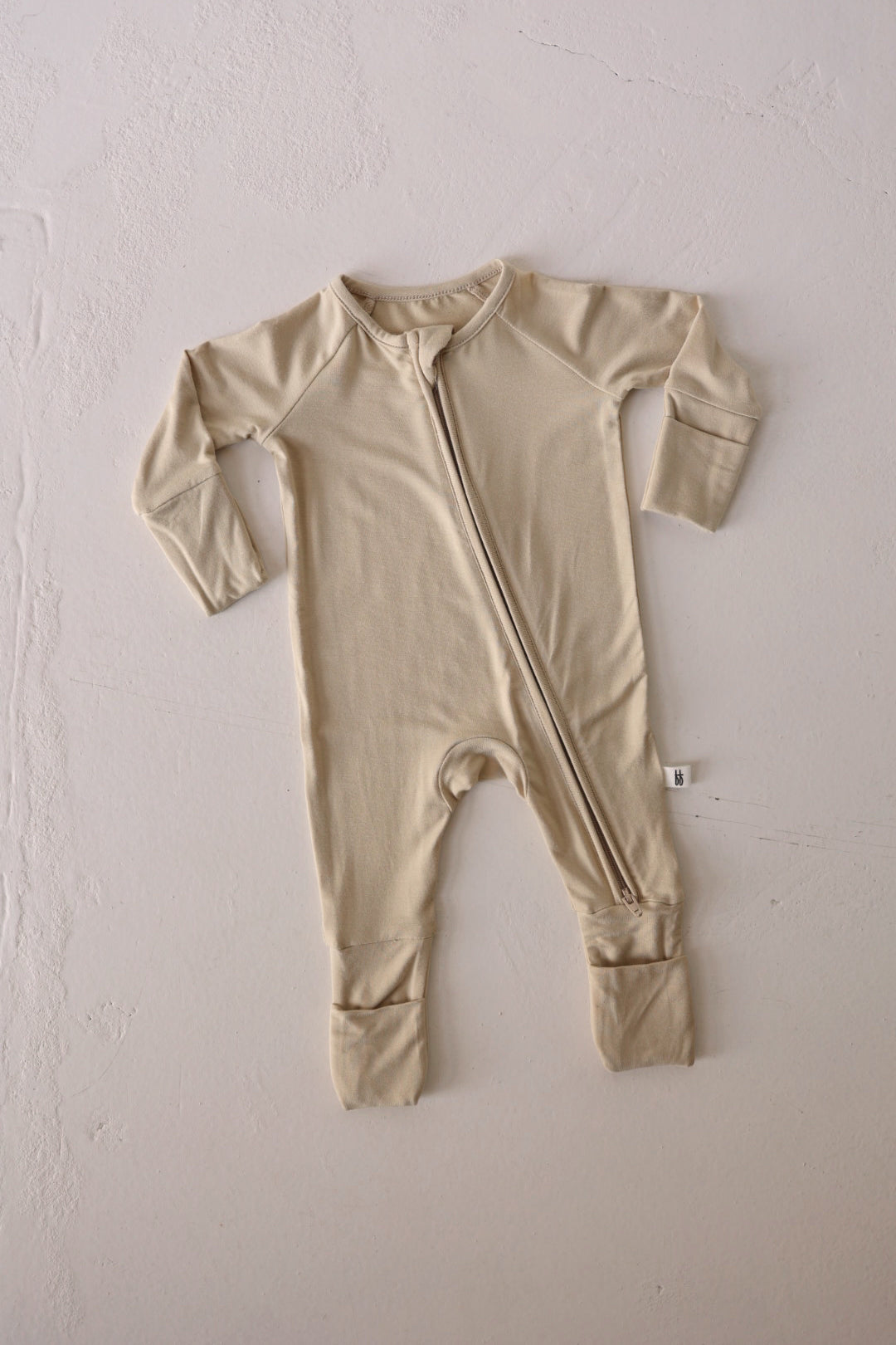 Forever French Bamboo Romper - Limestone - Atara & Co