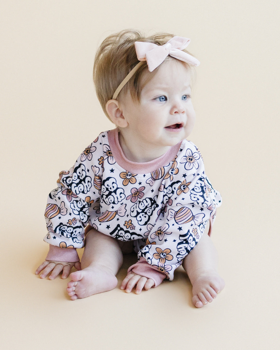 LPK Bubble Romper - Hey Boo - Atara & Co