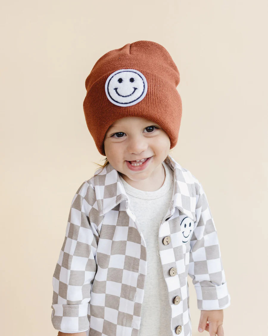 LPK Smiley Beanie - Rust - Atara & Co