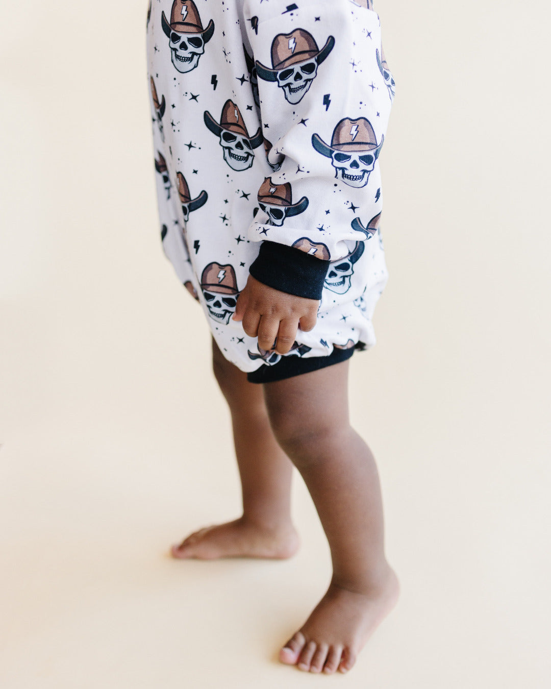 LPK Bubble Romper - Bolt Cowboy - Atara & Co