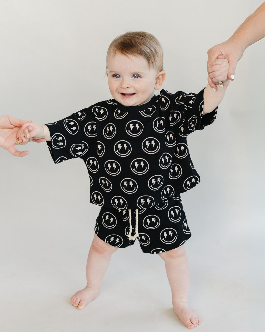 LPK Shorts Set - Electric Smiley - Atara & Co