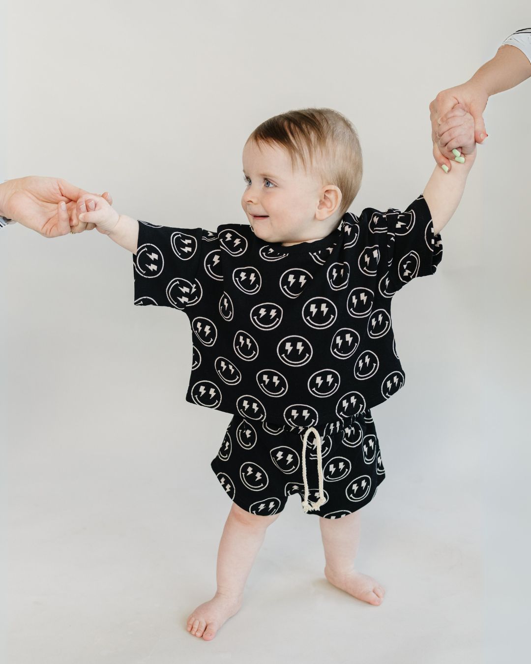 LPK Shorts Set - Electric Smiley - Atara & Co