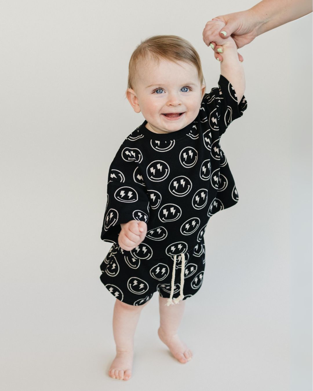 LPK Shorts Set - Electric Smiley - Atara & Co