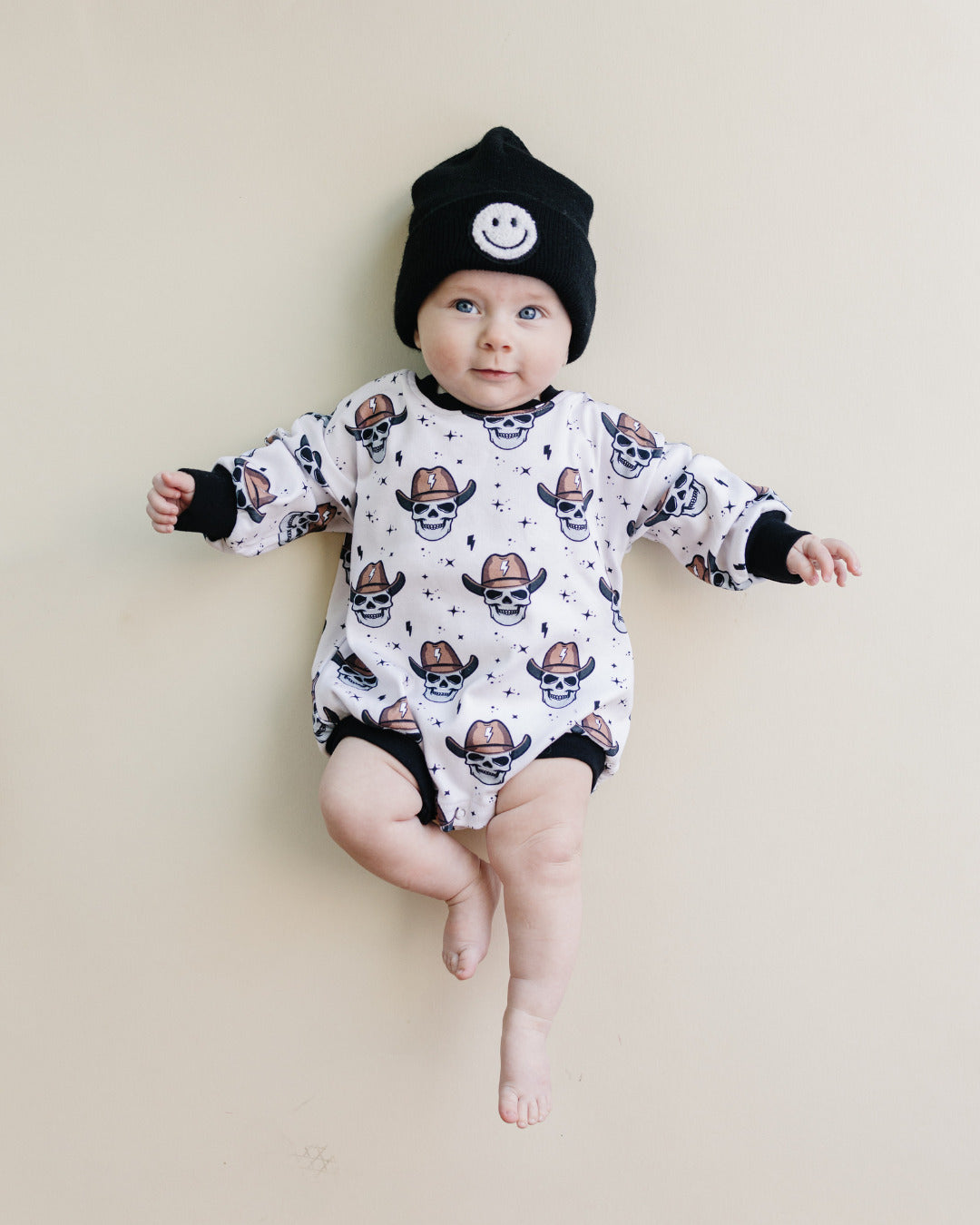 LPK Bubble Romper - Bolt Cowboy - Atara & Co