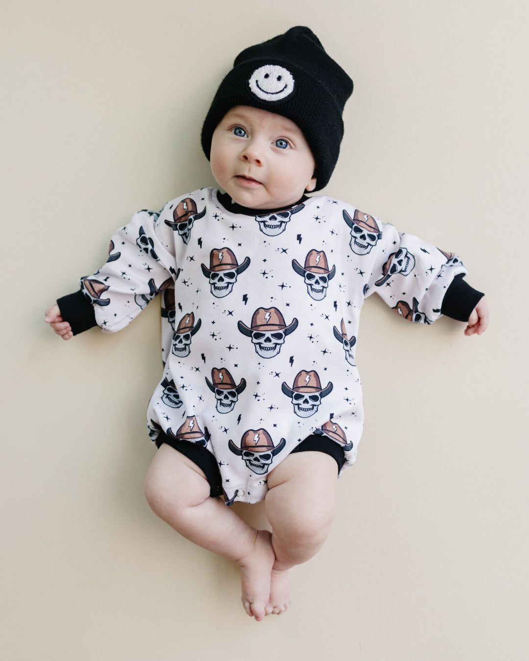 LPK Bubble Romper - Bolt Cowboy - Atara & Co