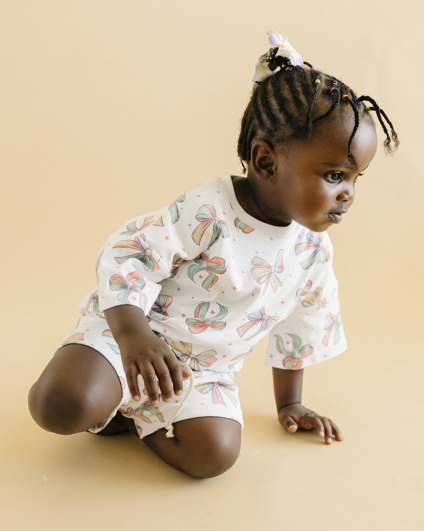 LPK Shorts Set - Happy Bows