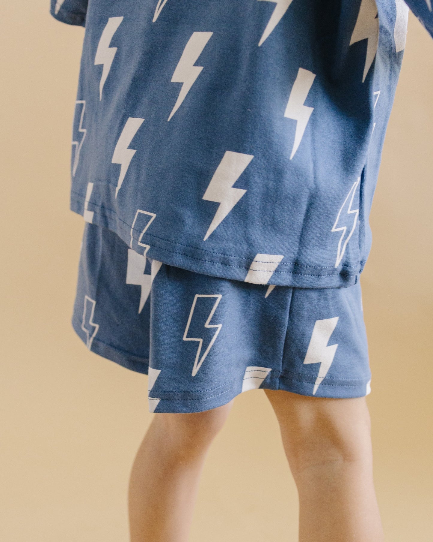LPK Shorts Set - Blue Bolts