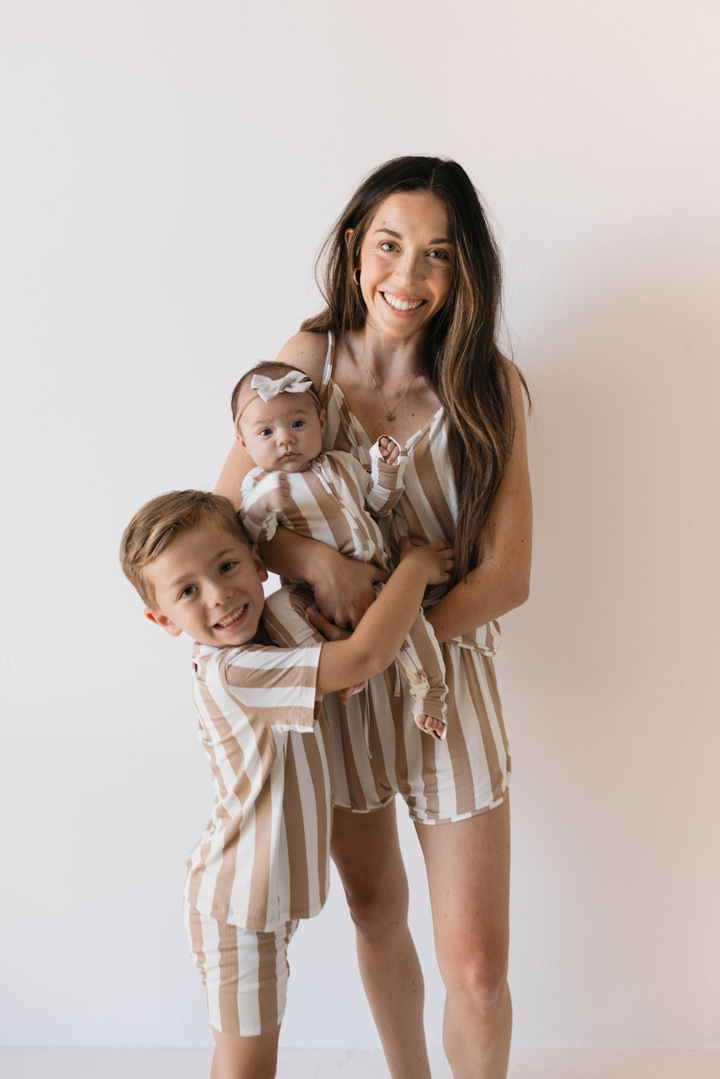 Forever French Bamboo Romper - Kal Stripe