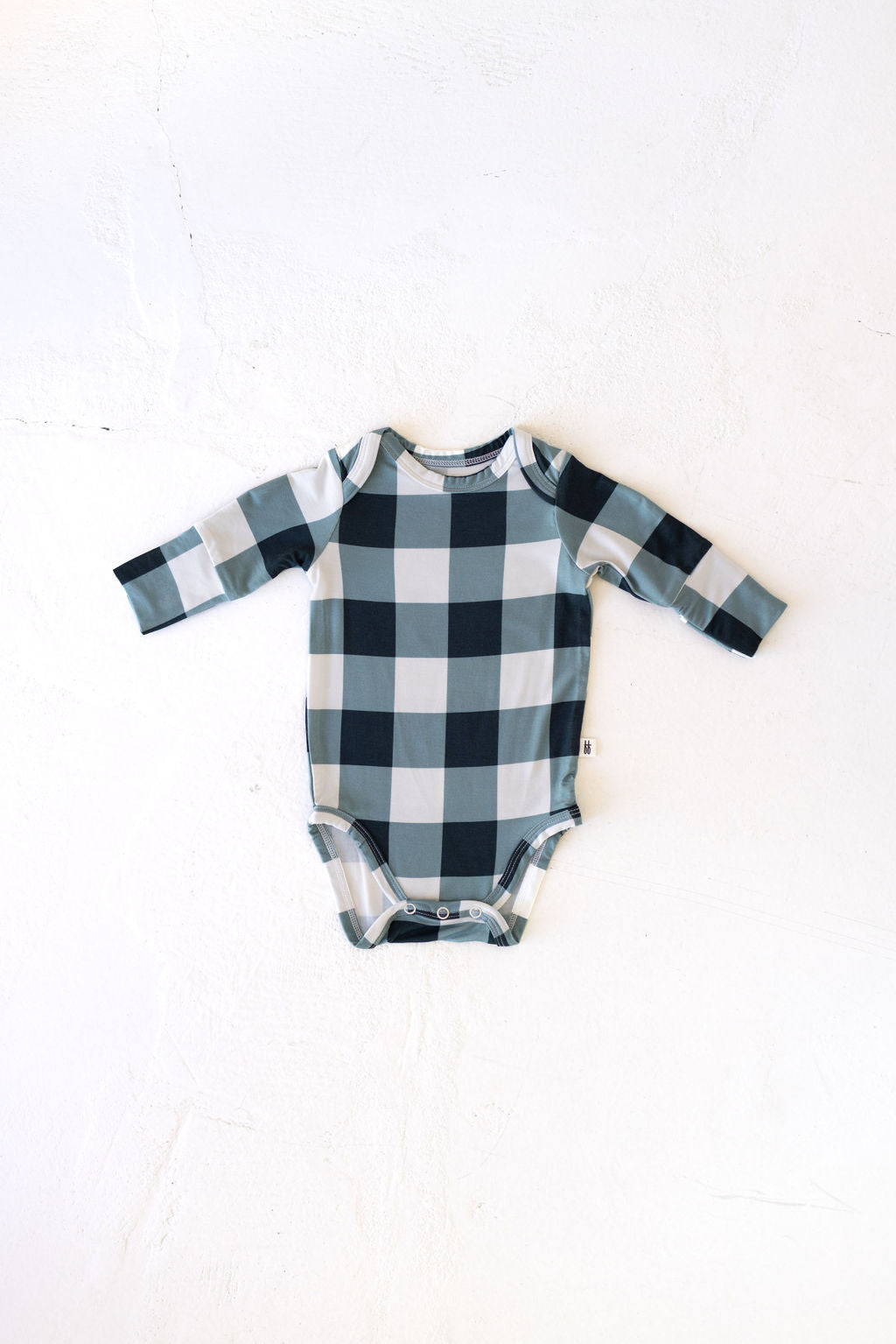 Forever French Bamboo Snapsuit - Evergreen Gingham