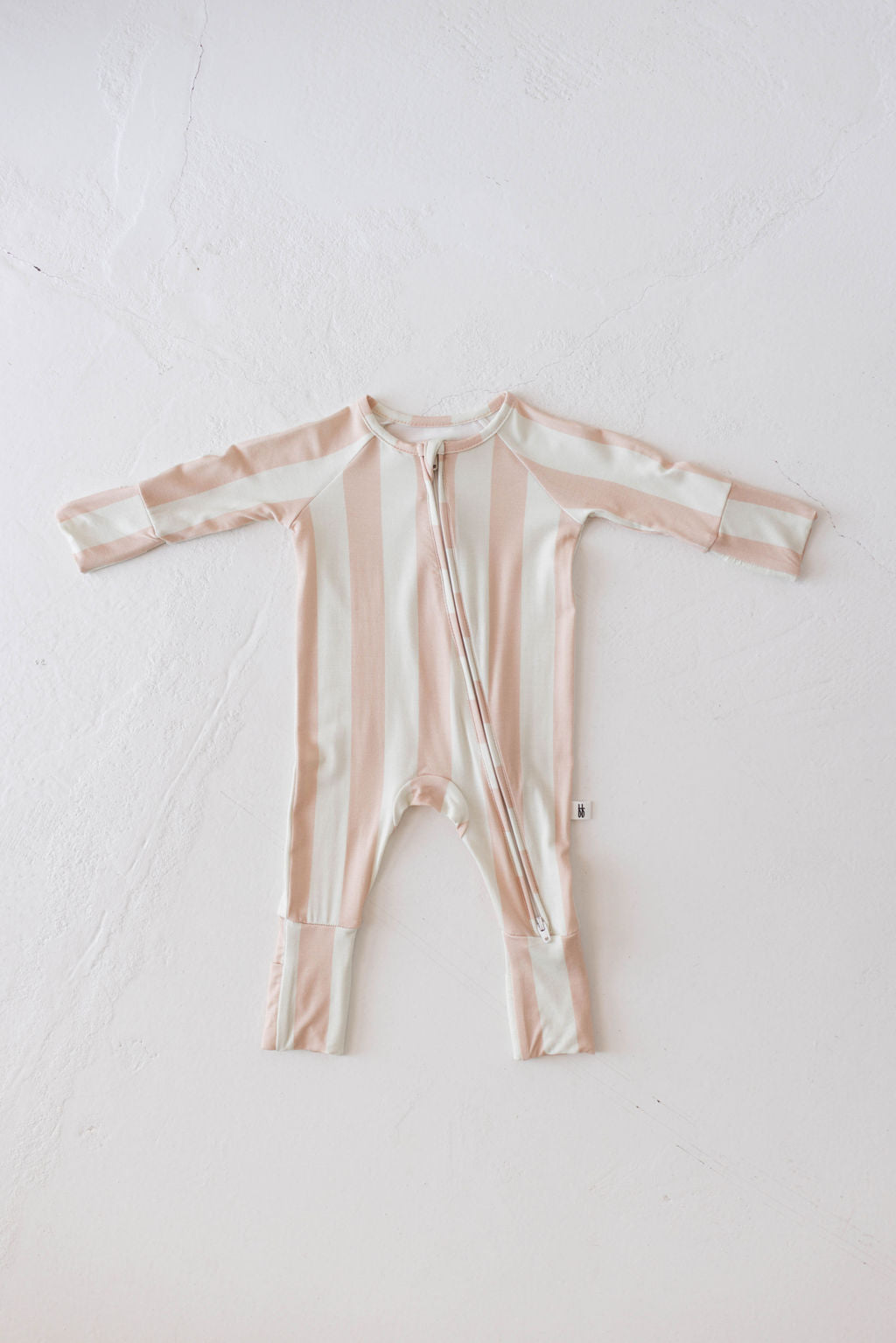 Forever French Bamboo Zip Pajamas - Candy Stripe - Atara & Co