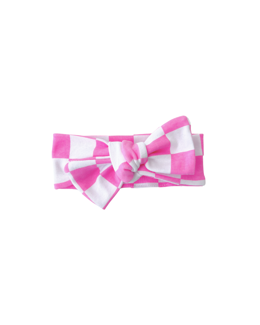 LPK Checkered Headband - Bubble Gum - Atara & Co