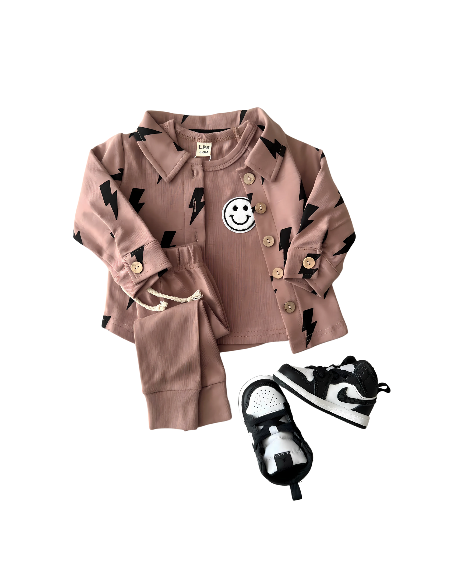 LPK Lounge Set - Smiley Mocha - Atara & Co