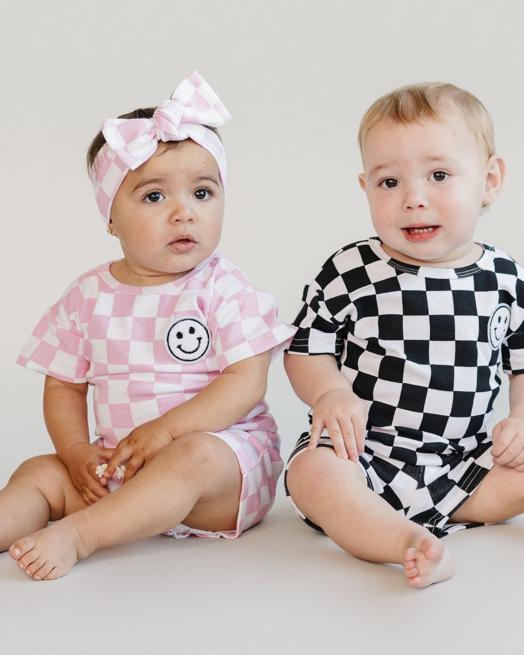 LPK Checkered Shorts Set - Pink - Atara & Co