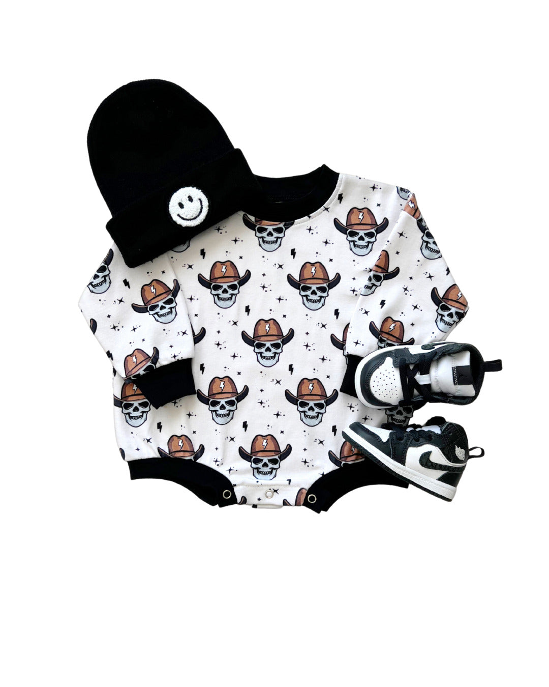 LPK Bubble Romper - Bolt Cowboy - Atara & Co