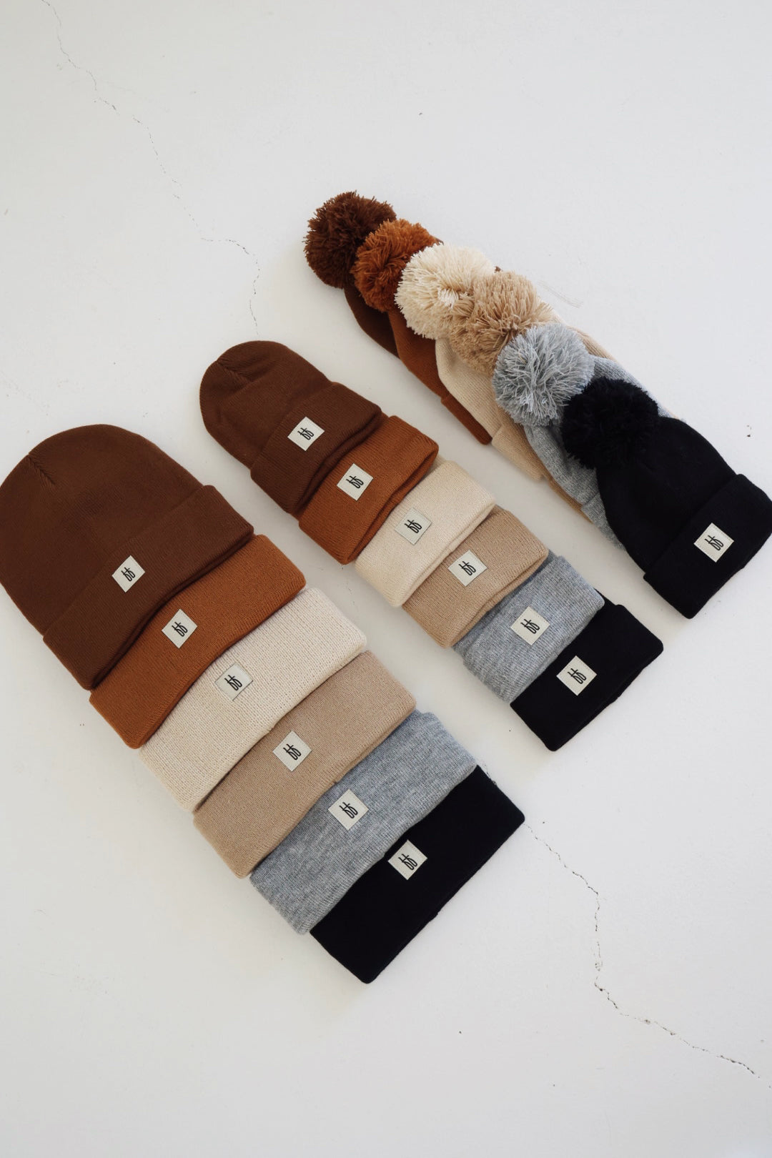 Forever French Knit Pom Top Beanie - Chestnut