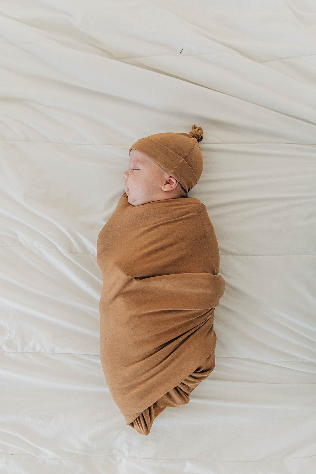 Mebie Baby Bamboo Knot Hat - Mustard - Atara & Co