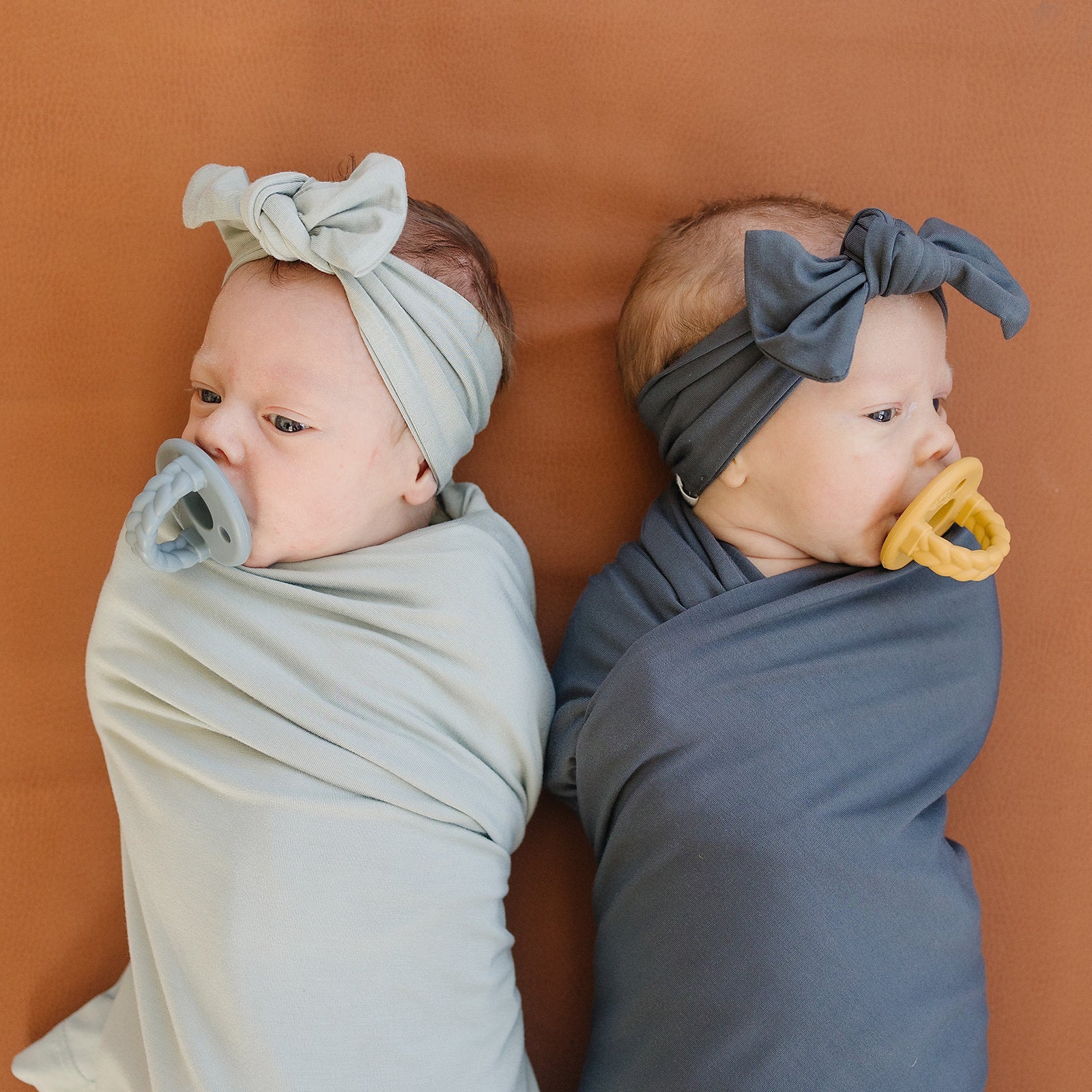 Mebie Baby Swaddle Set - Sage - Atara & Co