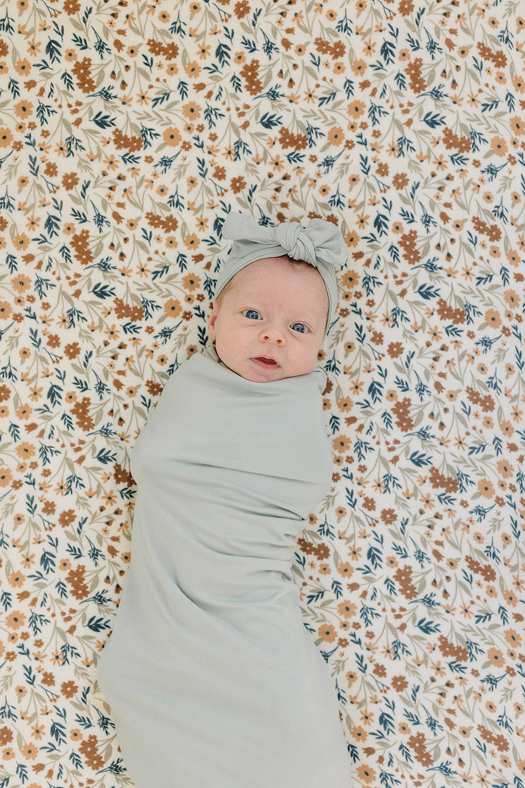 Mebie Baby Swaddle Set - Sage - Atara & Co