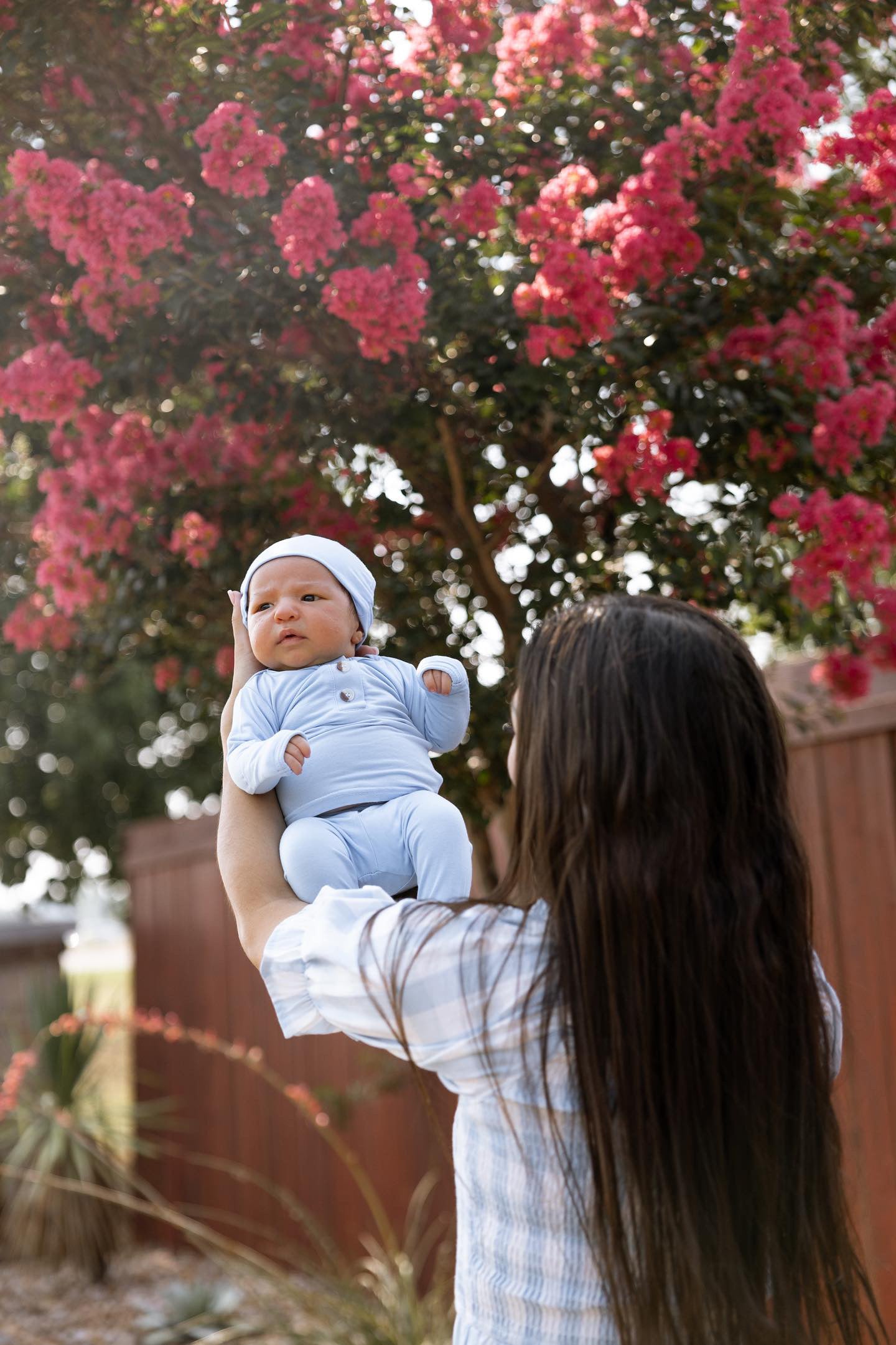 Stroller Society Top + Bottom Set - Baby Blue - Atara & Co