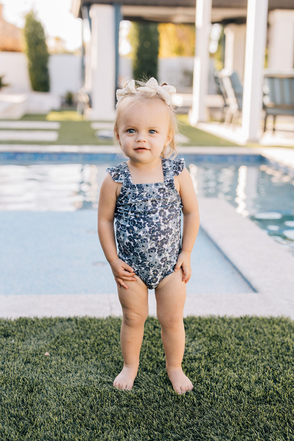 Mebie Baby Liberty Floral One-Piece