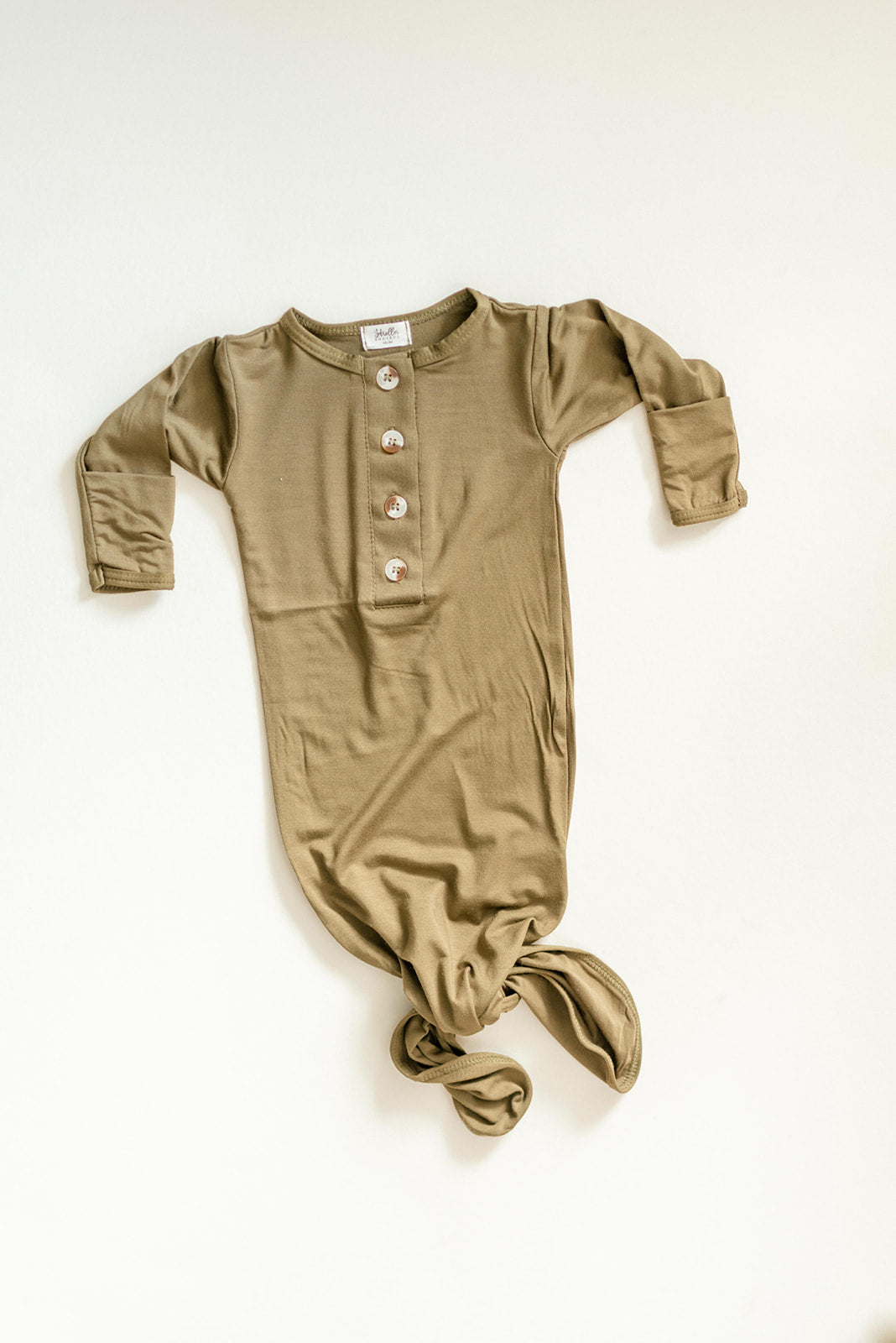 Stroller Society Knotted Gown Set - Army Green - Atara & Co