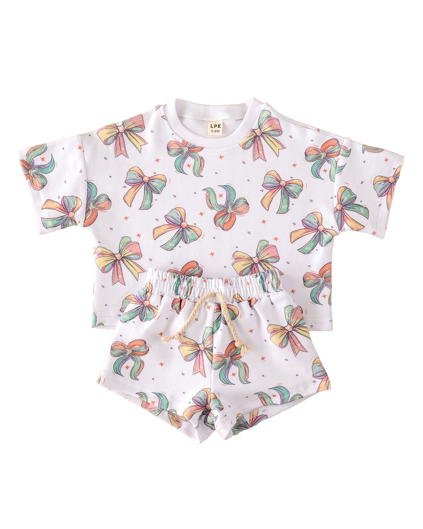 LPK Shorts Set - Happy Bows