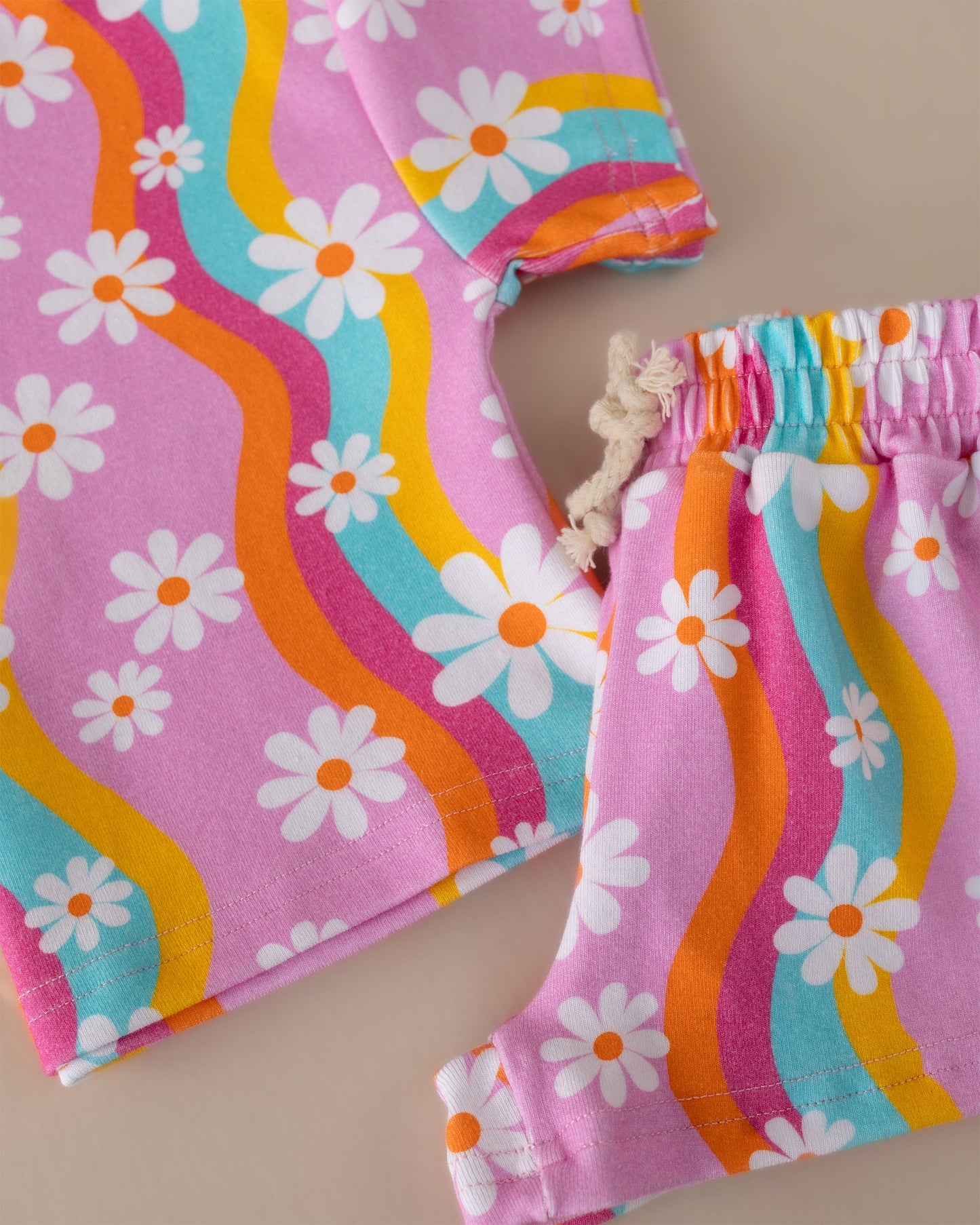 LPK Shorts Set - Groovy Daisy