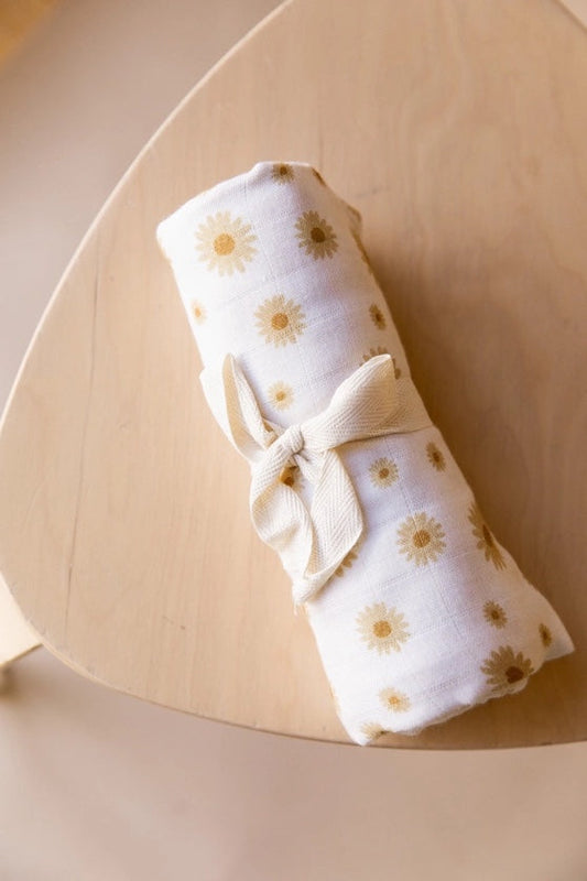 Forever French Muslin Swaddle - Daisy - Atara & Co