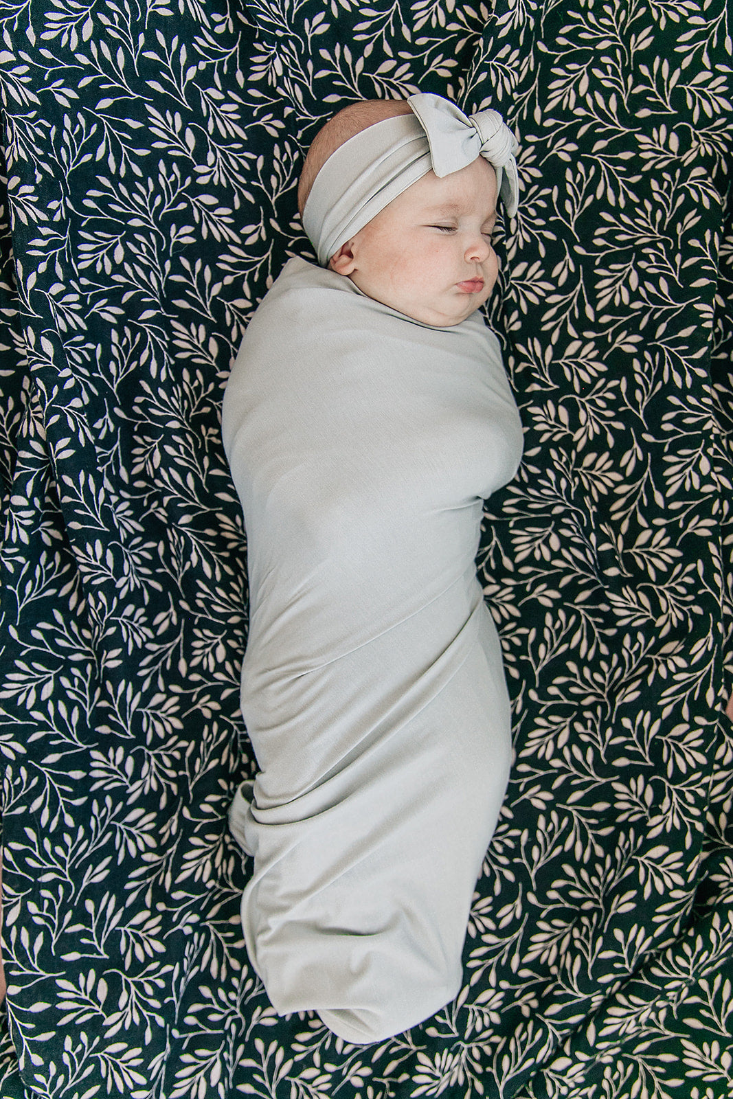 Mebie Baby Swaddle Set - Stone - Atara & Co