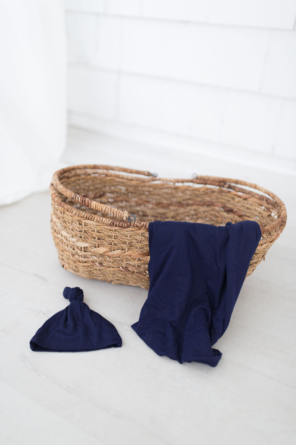 Stroller Society Swaddle Blanket Set - Navy - Atara & Co